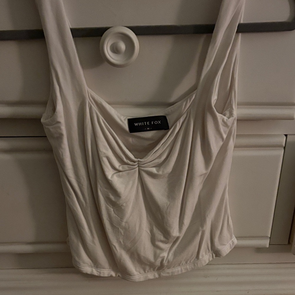 White Fox Boutique Cream Camisole Top